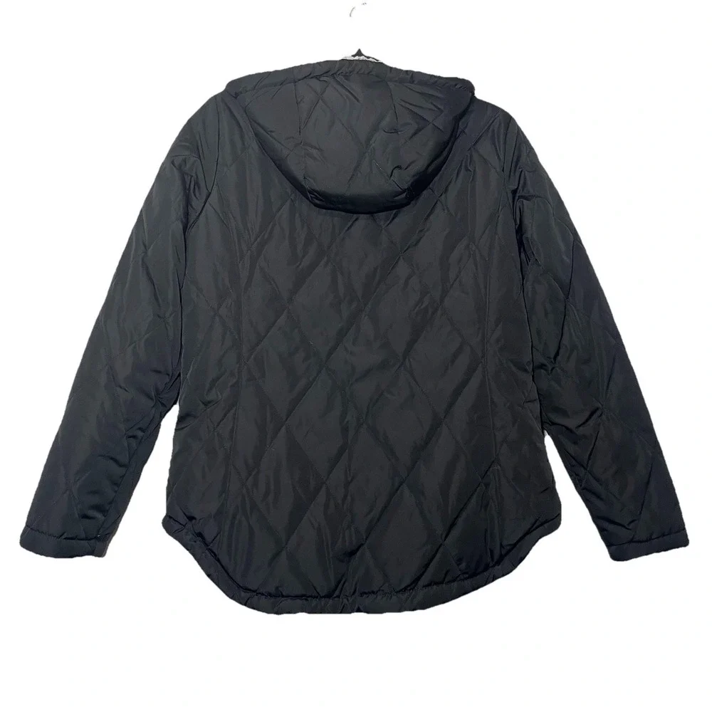 Free‎ country Womens Black Zip Up Hooded Jacket Size M